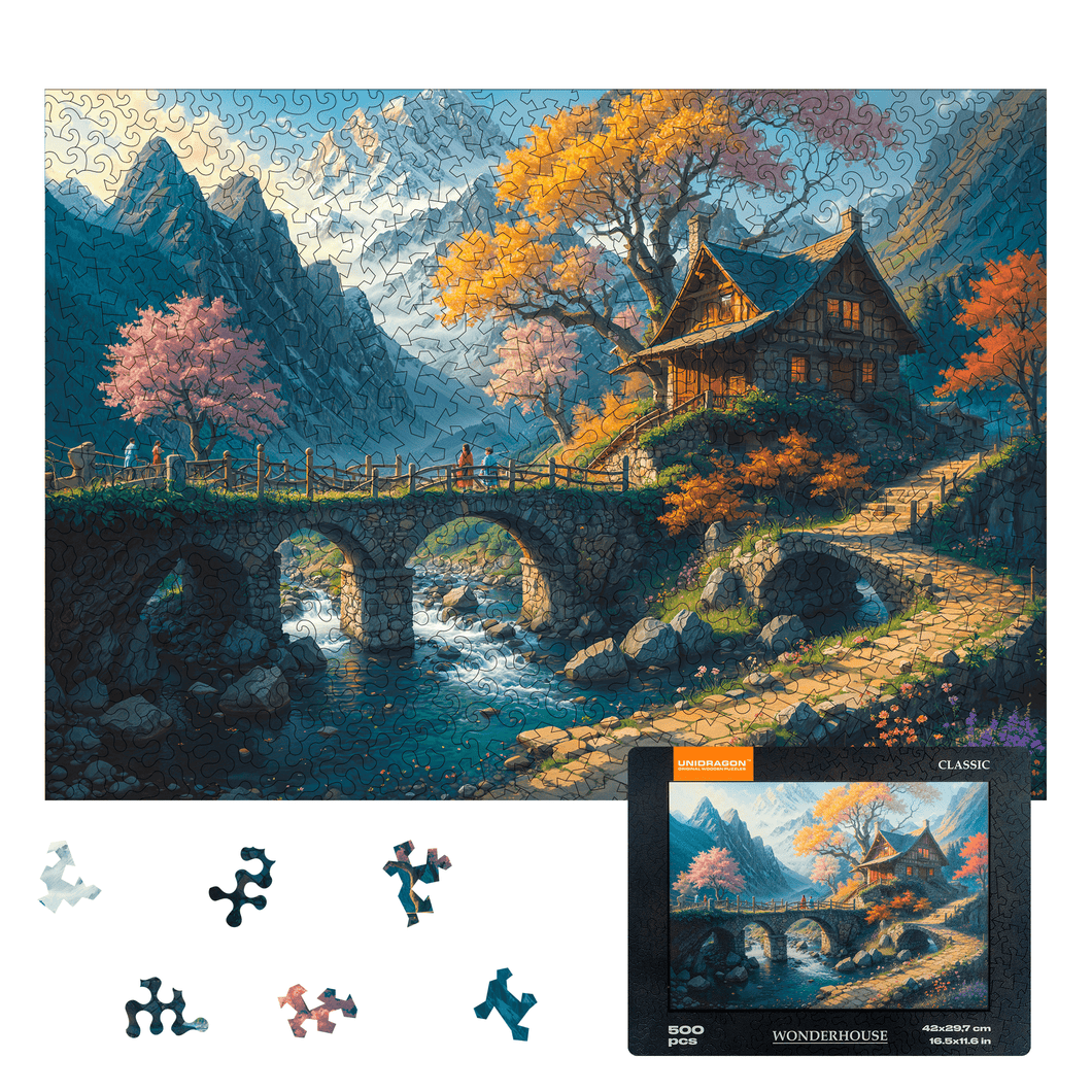 Classic Wonderhouse Wooden Jigsaw Puzzle | Unidragon – Unidragon US