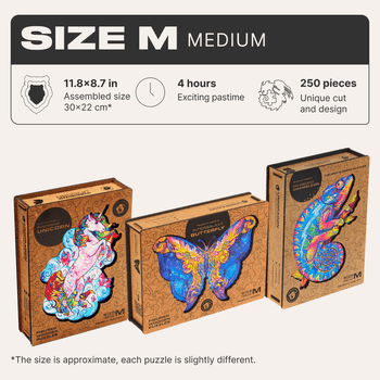 Gift Set #2 (BUTTERFLY M, UNICORN M, CHAMELEON M)