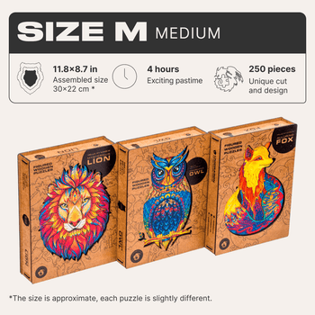 Gift Set #3 (OWL M, FOX M, LION M)