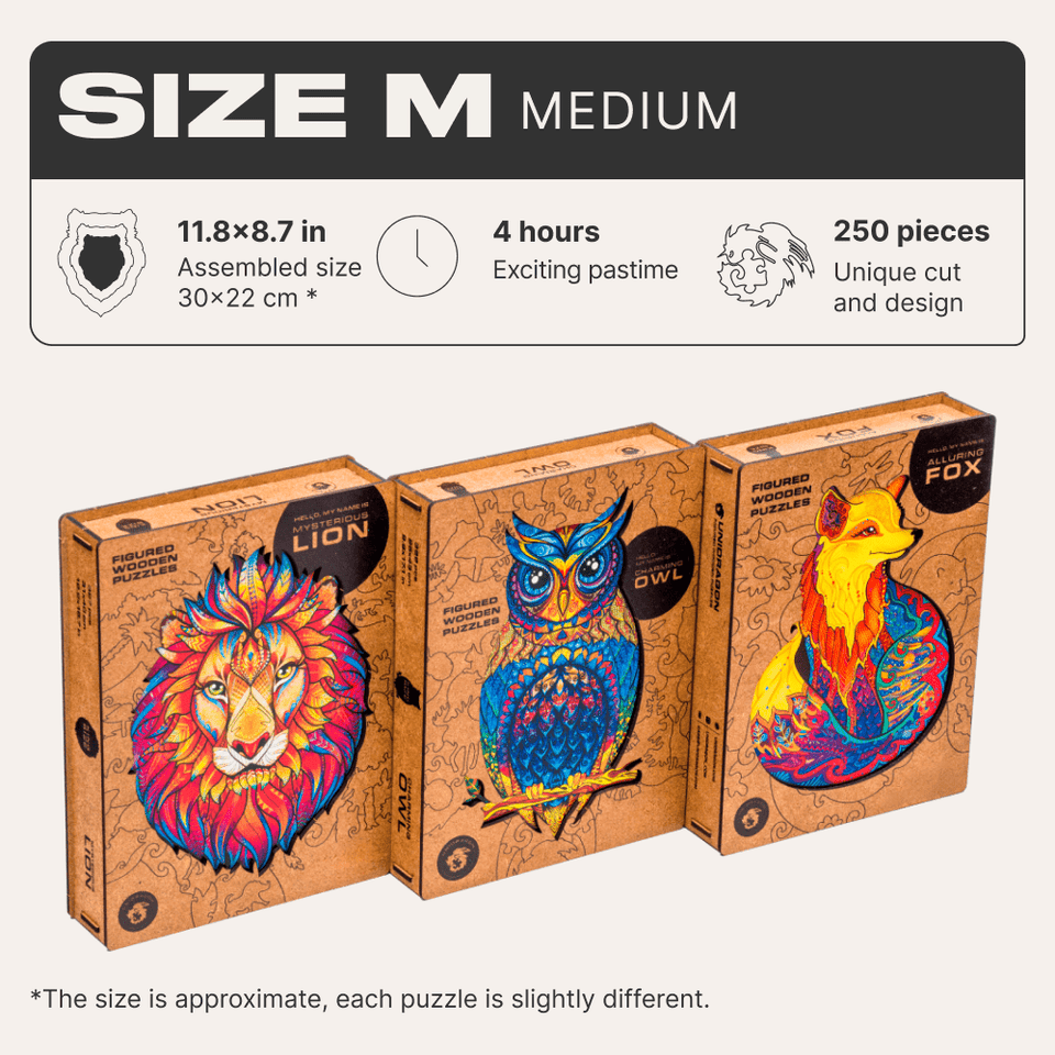 Gift Set #3 (OWL M, FOX M, LION M)