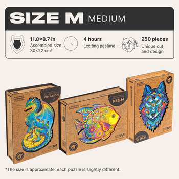 Gift Set #1 (WOLF M, FISH M, DRAGON M)