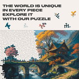 Classic Wonderhouse wooden puzzle — finished puzzle assembled on table