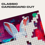 Cyber Rabbit 1000 pcs wooden animal puzzle — designer gift box and packaging