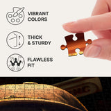Thomas Rabbit 1000 pcs wooden puzzle — puzzle pieces showing laser-cut shapes