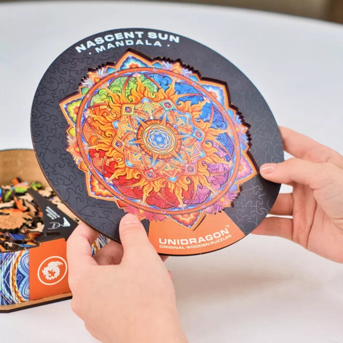 Mandala Nascent Sun Wooden Mandala Puzzle | Unidragon – Unidragon US