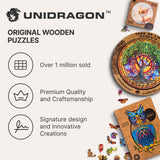 Classic Wonderhouse wooden puzzle — reverse side or hidden design