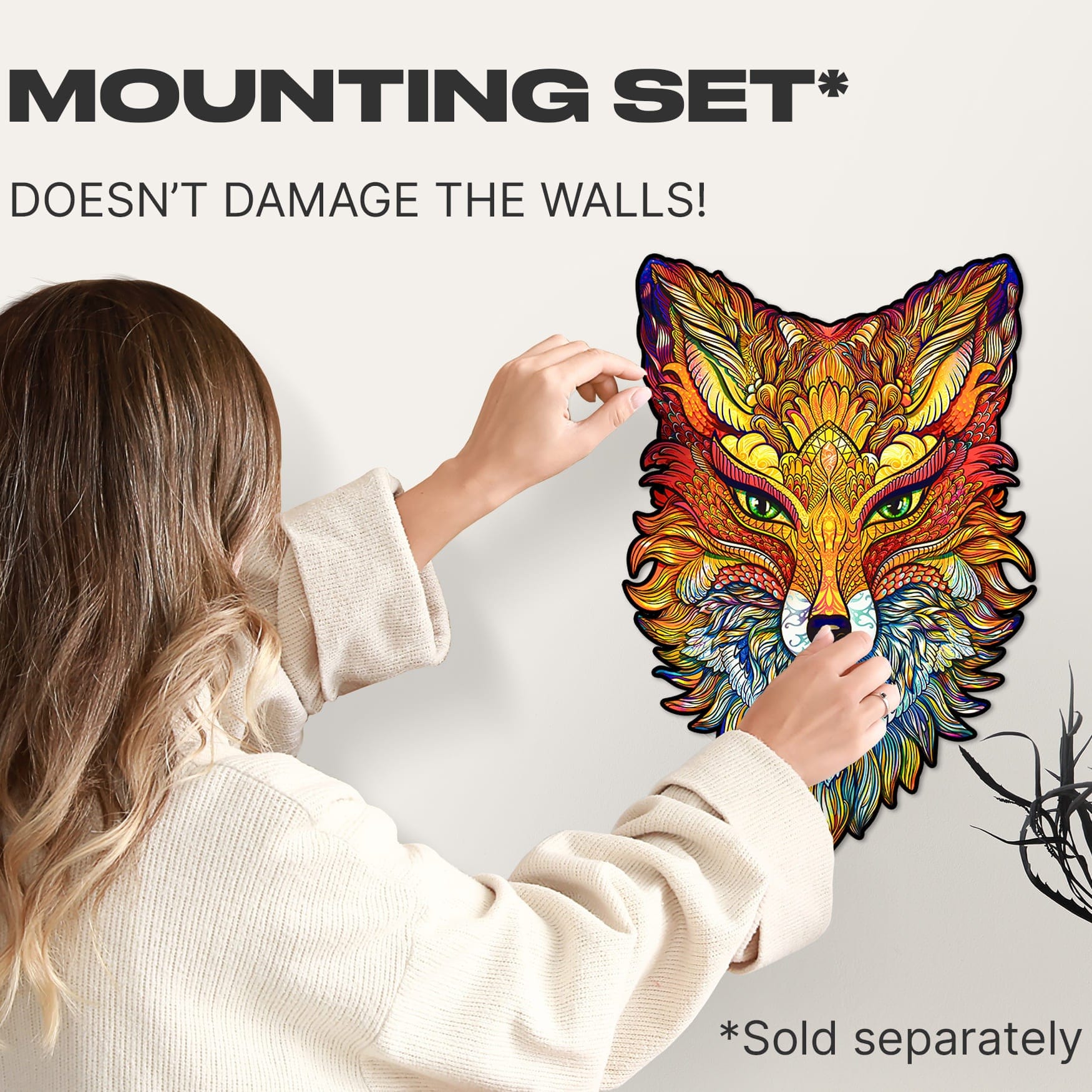 Fiery Fox Puzzle, High-Quality Wooden Fox Puzzle - Unidragon Fiery Fox Puzzle, High-Quality Wooden Fox Puzzle - Unidragon