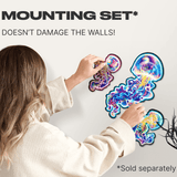 Wandering Jellyfish wooden puzzle — designer gift box and packaging
