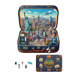 New York Wooden Puzzle — Travel Case Edition