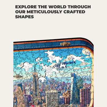 New York Wooden Puzzle — Travel Case Edition
