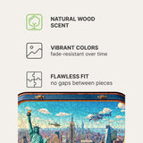 New York Wooden Puzzle — Travel Case Edition