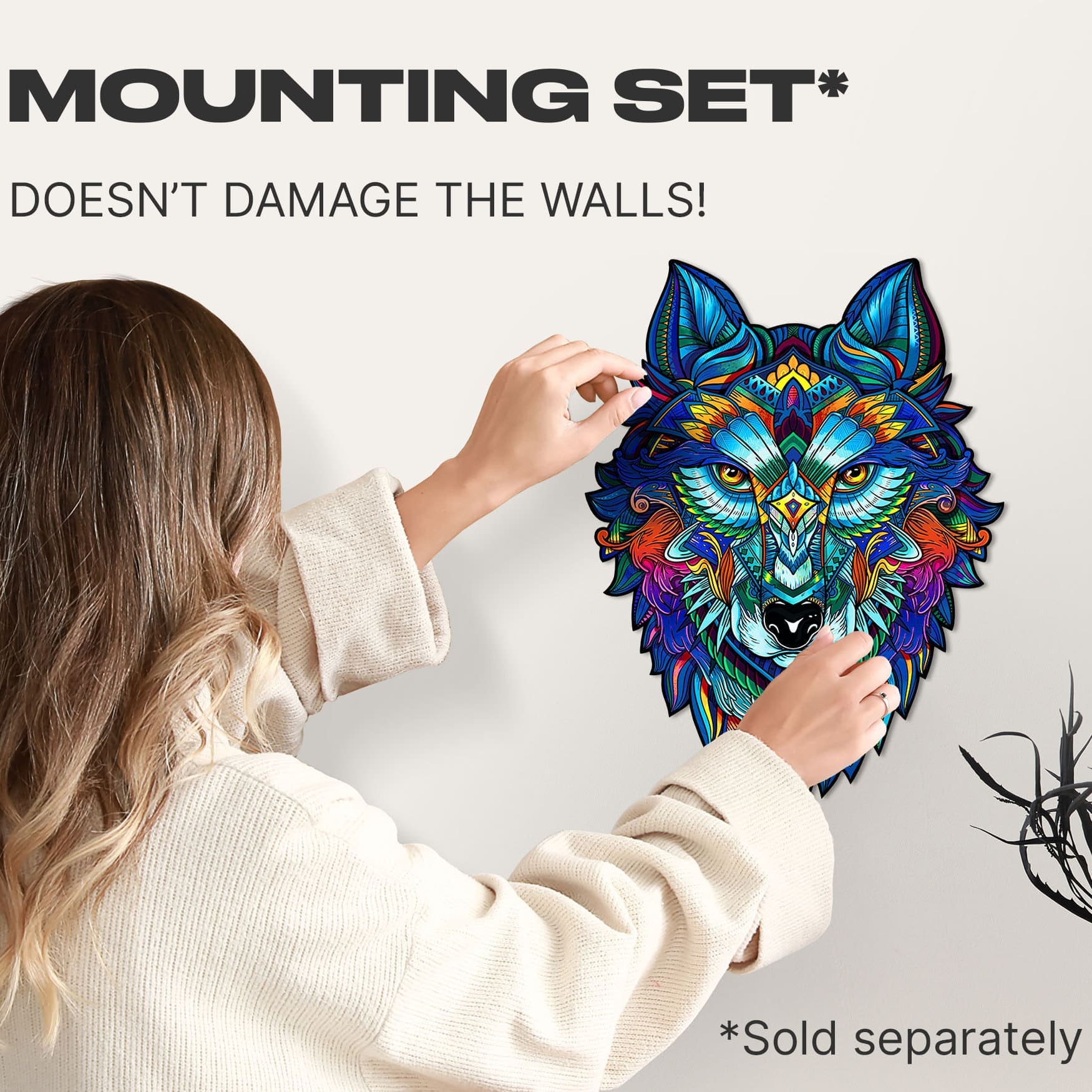 Majestic Wolf Wooden Puzzle for Adults | Unidragon – Unidragon US