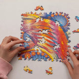 Concurrent Abstraction wooden brain teaser puzzle — size dimensions and comparison