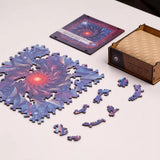 Depth of Field wooden brain teaser puzzle — size dimensions and comparison