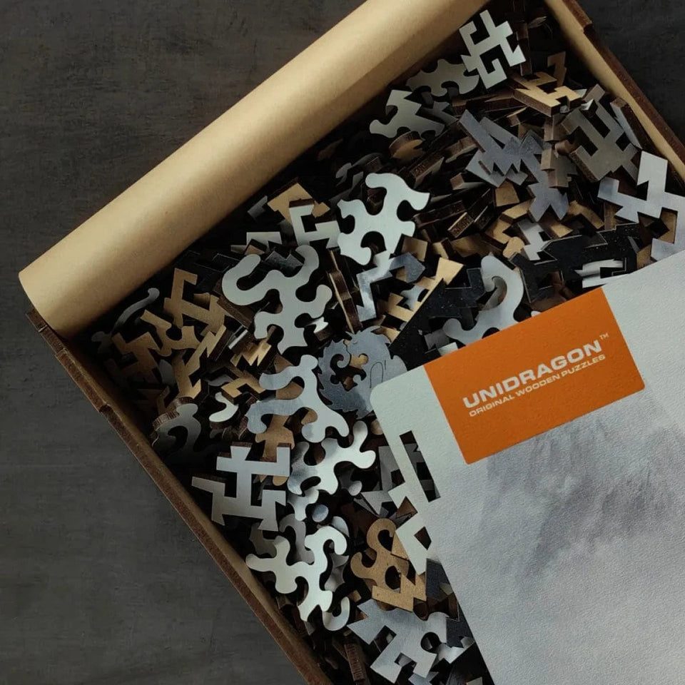 Black and White Serenity wooden puzzle — view 12