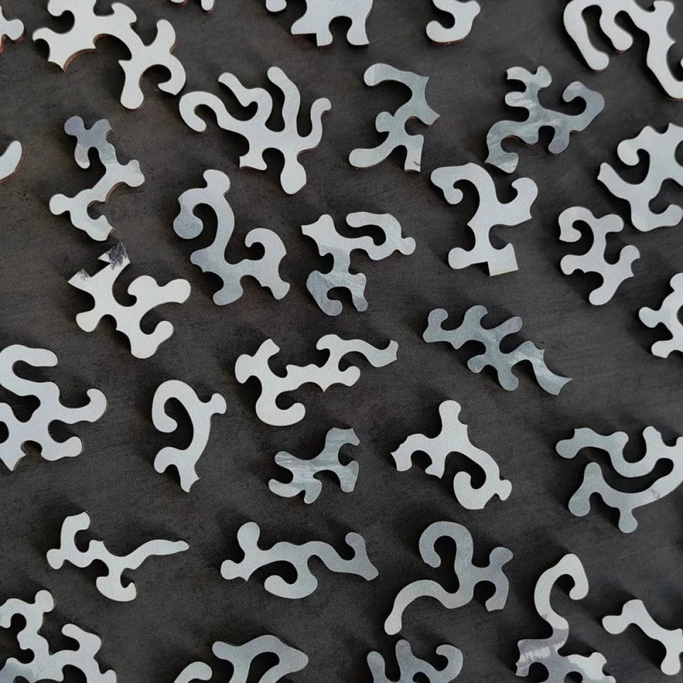 Black and White Serenity wooden puzzle — view 11