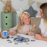 Octopus Bubblezz Bubblezz wooden puzzle — in use with hands assembling