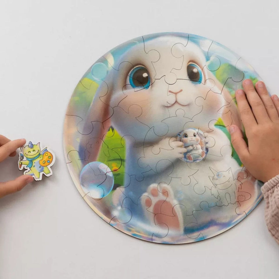 Rabbit Bubblezz Bubblezz wooden puzzle — view 14