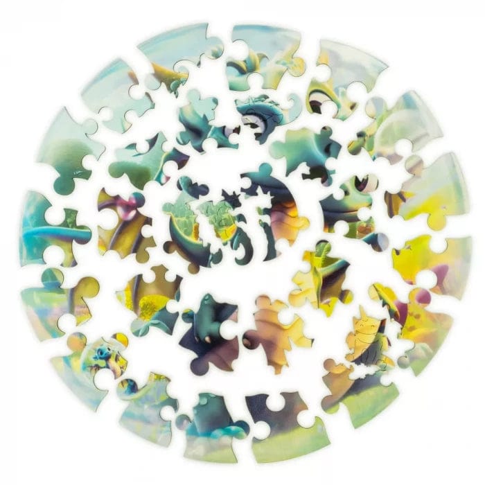 Dragon Bubblezz Bubblezz wooden puzzle — finished puzzle assembled on table