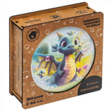 Dragon Bubblezz Bubblezz wooden puzzle — size dimensions and comparison