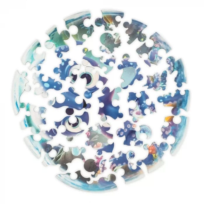 Octopus Bubblezz Bubblezz wooden puzzle — finished puzzle assembled on table