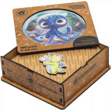 Octopus Bubblezz Bubblezz wooden puzzle — reverse side hidden design