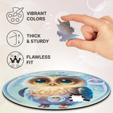 Owl Bubblezz Bubblezz wooden puzzle — designer gift box and packaging