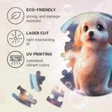 Puppy Bubblezz Bubblezz wooden puzzle — reverse side hidden design