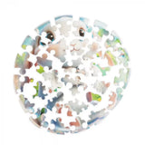 Rabbit Bubblezz Bubblezz wooden puzzle — finished puzzle assembled on table