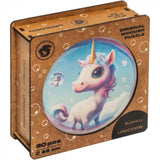 Unicorn Bubblezz Bubblezz wooden puzzle — size dimensions and comparison