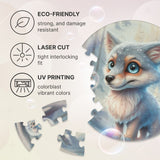 Wolf Bubblezz Bubblezz wooden puzzle — reverse side hidden design