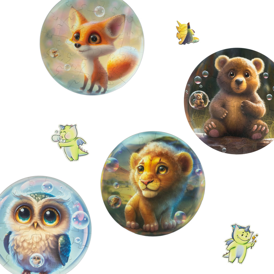 Bubblezz Set: Wild — 4 Mini Puzzles