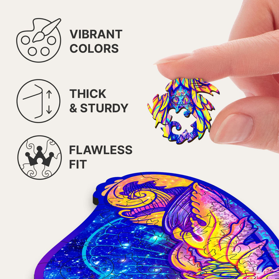 Intergalaxy Butterfly Wooden Puzzle for Adults | Unidragon