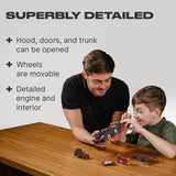 Comet GTS Black-Red Puzzle wooden puzzle — finished puzzle assembled on table