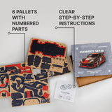 Comet GTS Black-Red Puzzle wooden puzzle — designer gift box and packaging