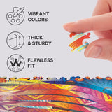 Concurrent Abstraction wooden brain teaser puzzle — designer gift box and packaging