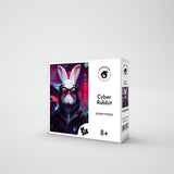 Cyber Rabbit 1000 pcs wooden animal puzzle — front view with vivid artwork