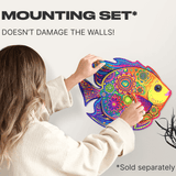 Shining fish wooden puzzle — designer gift box and packaging