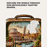 Italy Wooden Puzzle — Travel Case Edition