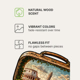 Italy Wooden Puzzle — Travel Case Edition