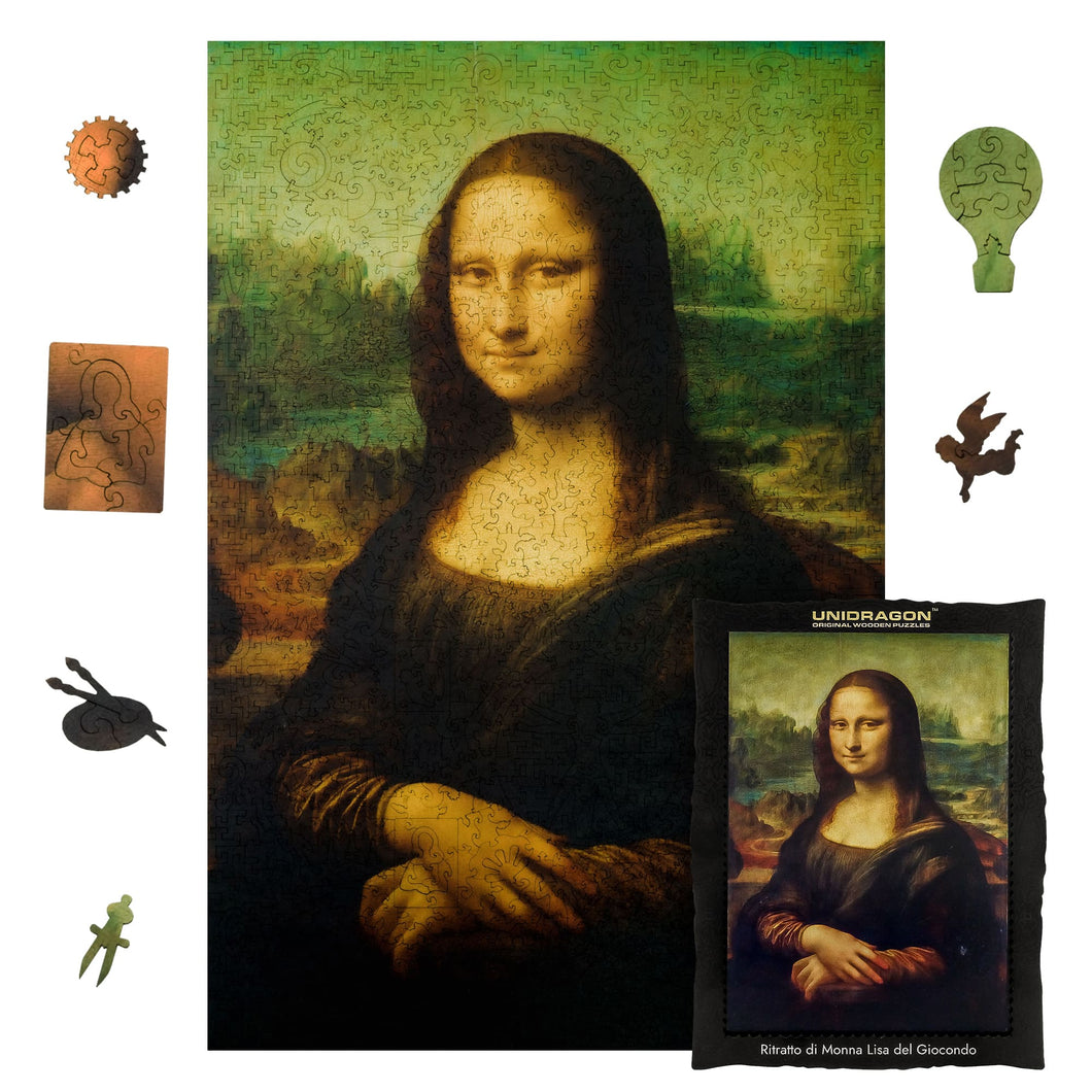 Mona Lisa Wooden Art Puzzle | Unidragon – Unidragon US