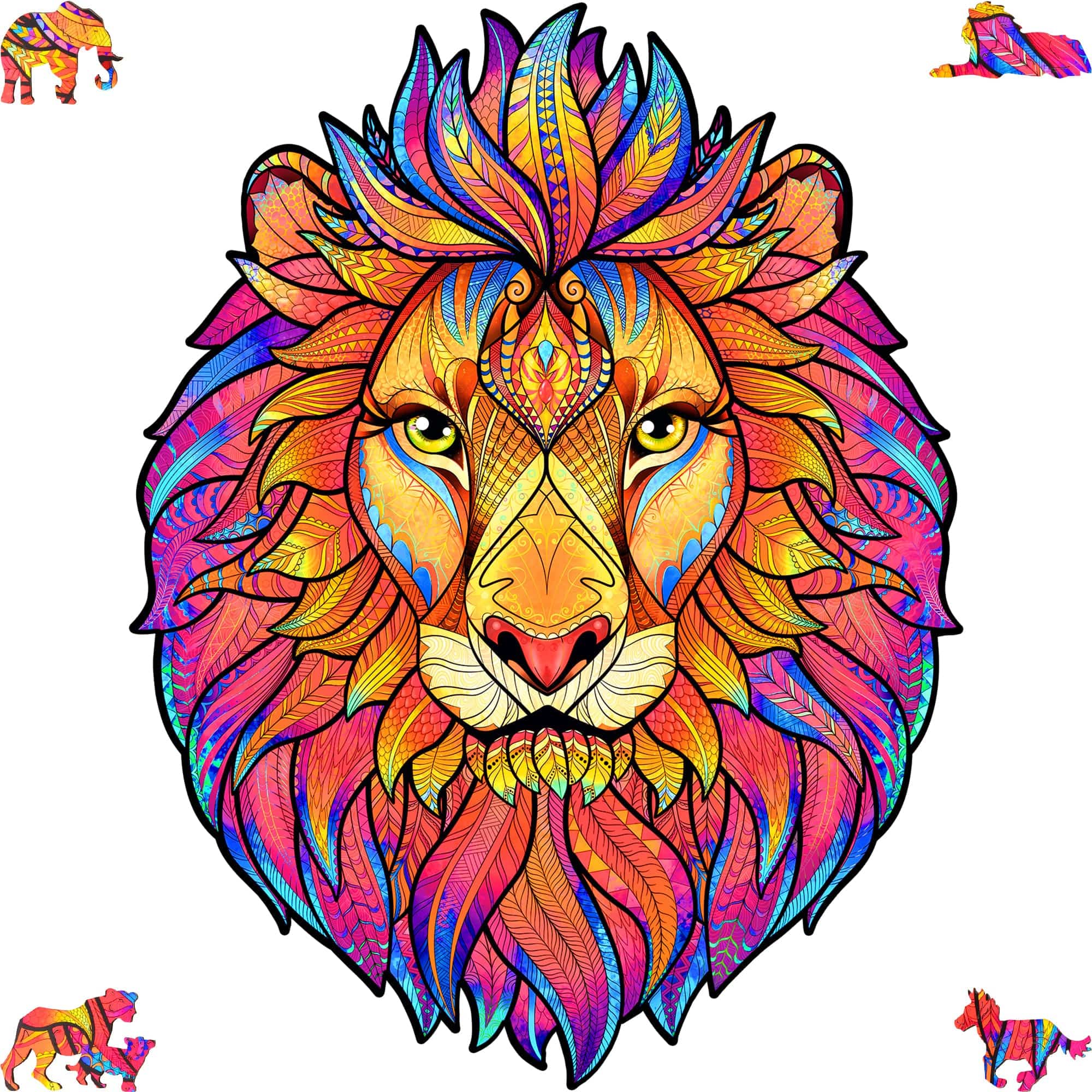 Wooden Jigsaw Puzzles — Premium HDF Animals & More – Unidragon US
