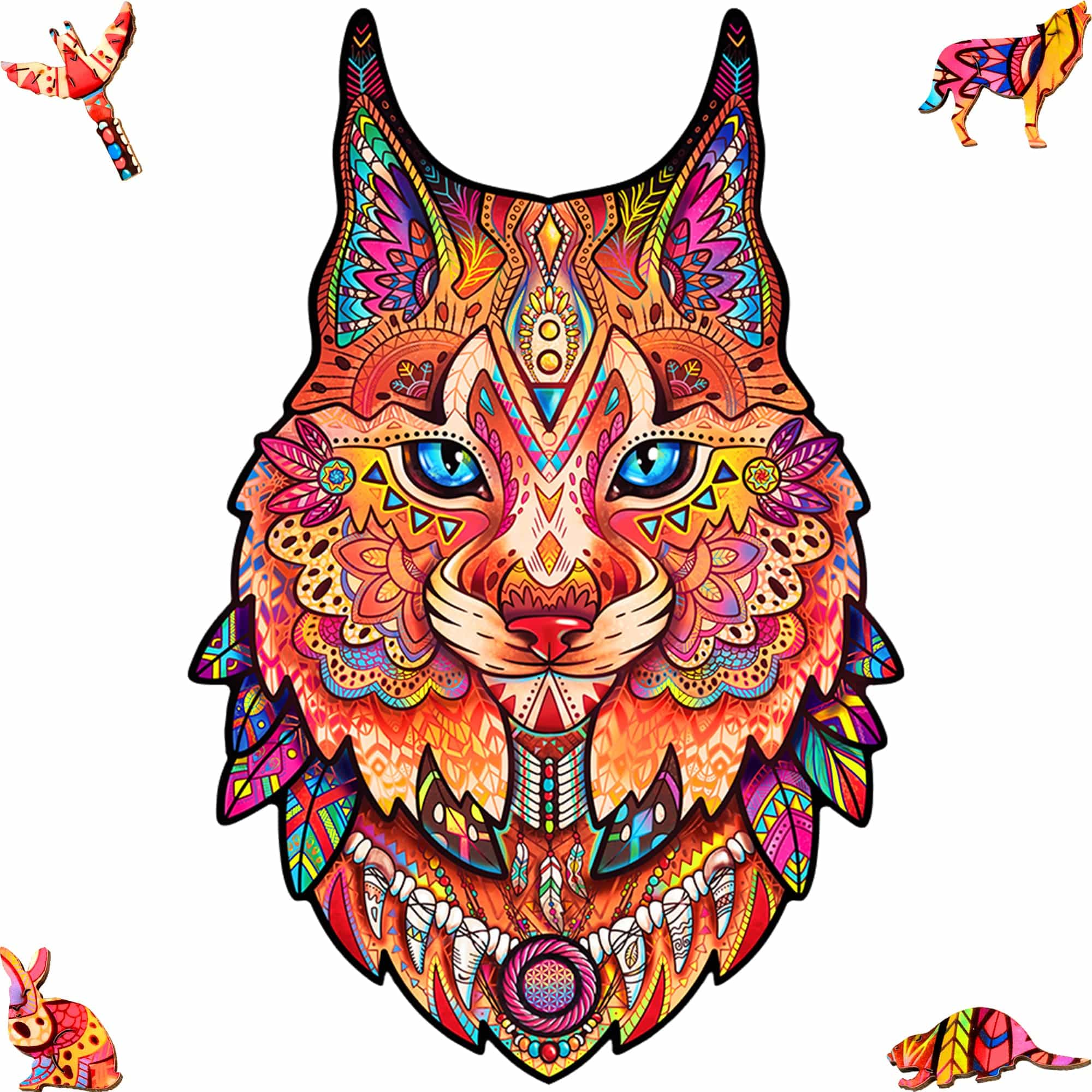 Gentle Lynx Wooden Puzzle for Adults | Unidragon – Unidragon US