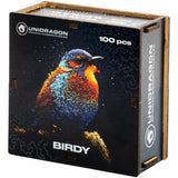 Birdy Jigsaw Puzzle wooden puzzle — reverse side or hidden design