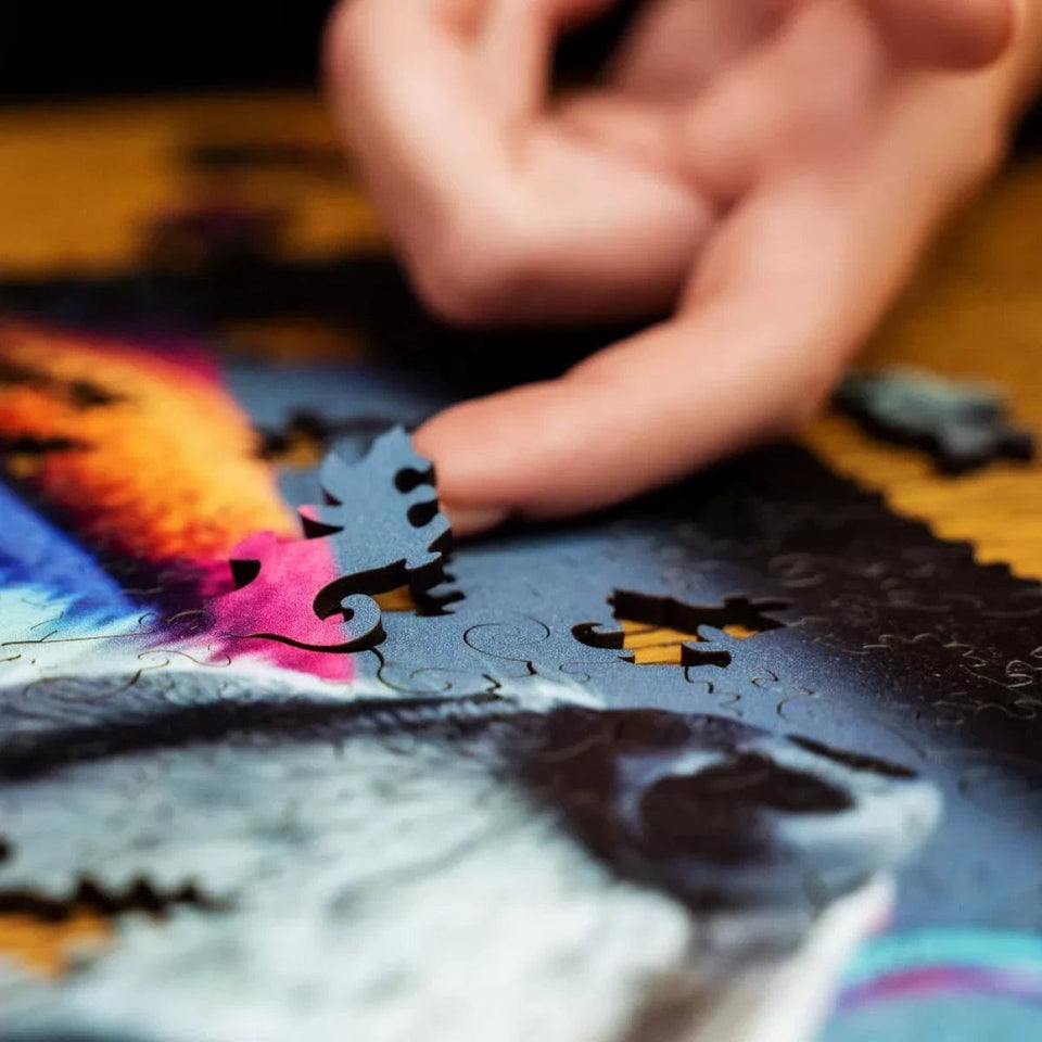 Raccoon Bandit wooden art puzzle — view 16