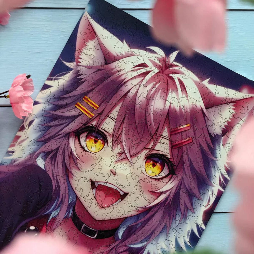 Neko Chan Wooden Jigsaw Puzzle | Unidragon – Unidragon US