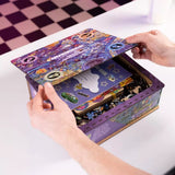 Quezzle Space Adventures Quezzle wooden quest puzzle — front view with vivid artwork