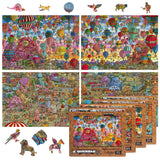 Quezzle Amazing Cappadocia wooden puzzle game — full set with all 4 parts assembled
