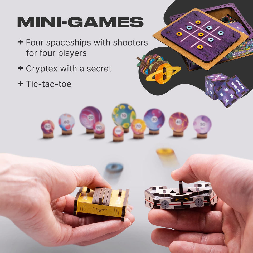 ロベール・カザドゥス 30CDセット Quezzle Space Adventures Wooden Space Puzzle for Adults