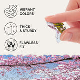 WOOSAIC Sakura Limited Edition wooden travel puzzle — designer gift box and packaging